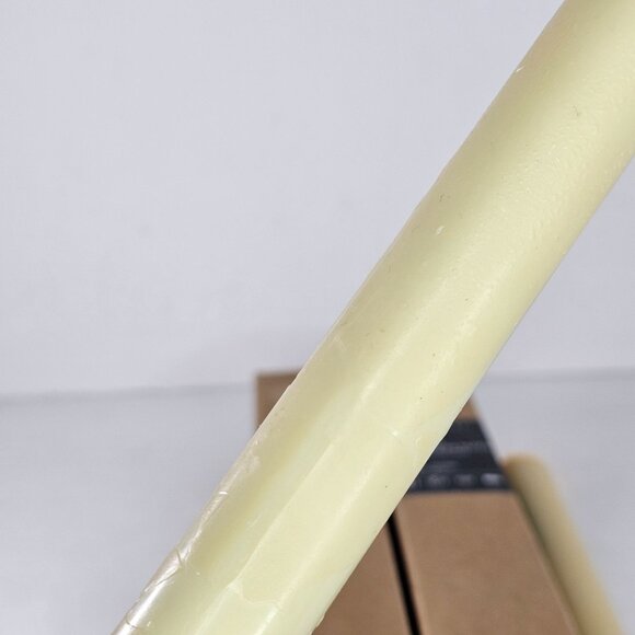 Pottery Barn Premium Flameless Taper Candles Lot Of 2 Natural 8” FLAW - Picture 7 of 13